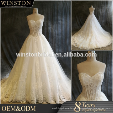 China fábrica OEM suzhou jingbian casamento vestido loja